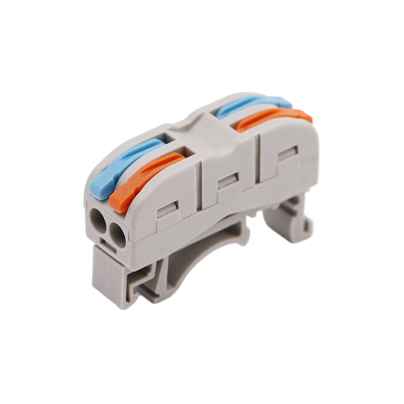 2 Sa 2 Pole DIN Rail Terminal Quick Connector