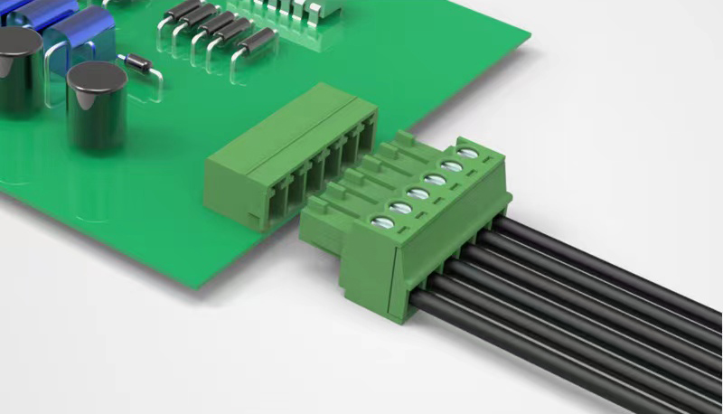 Naka-plug na Terminal Block