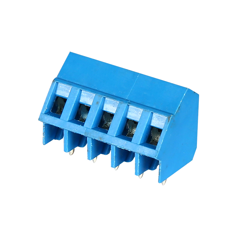 5.0mm Bleu PCB Terminal Block na May Screw