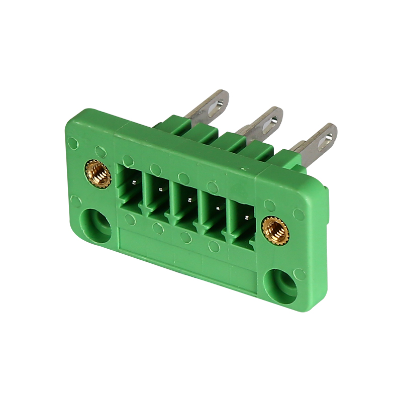 5P 3.81mm Sa pamamagitan ng Wall Terminal Block