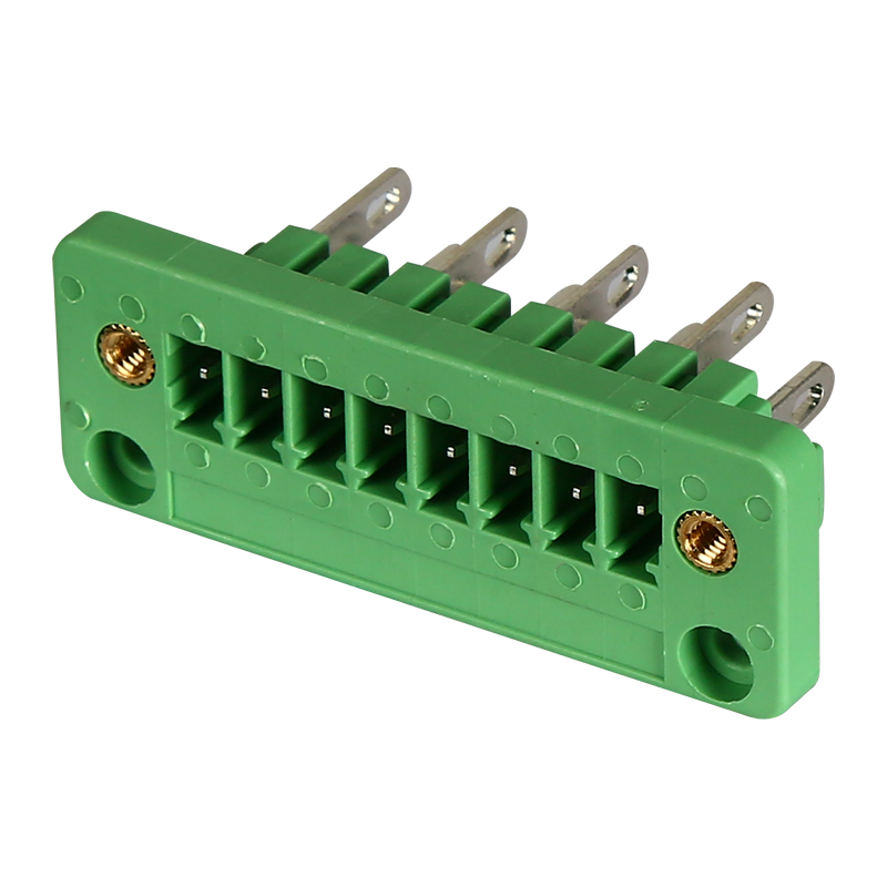 8P 3.81mm Sa pamamagitan ng Wall Terminal Block