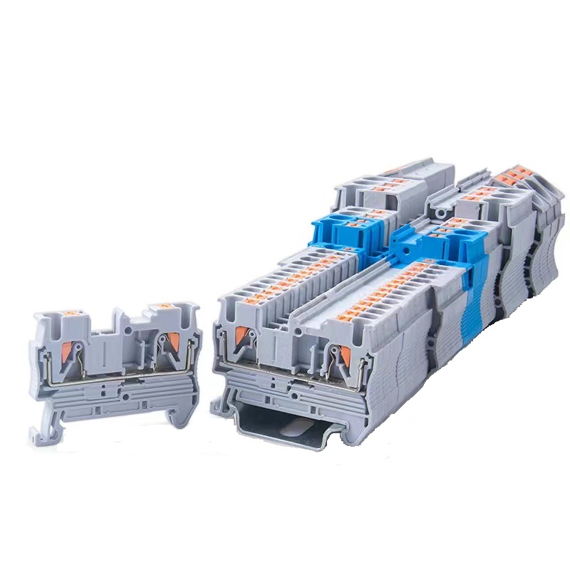 Itulak Sa DIN Rail Terminal Block