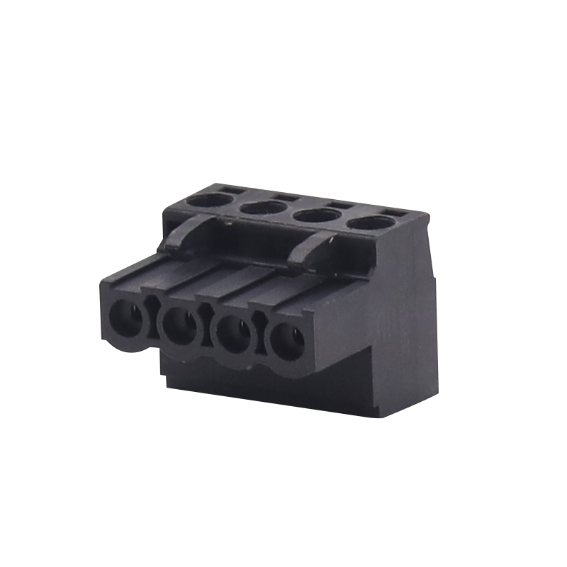 Terminal Block Para sa Din Rail Enclosure Kulay Black 4P