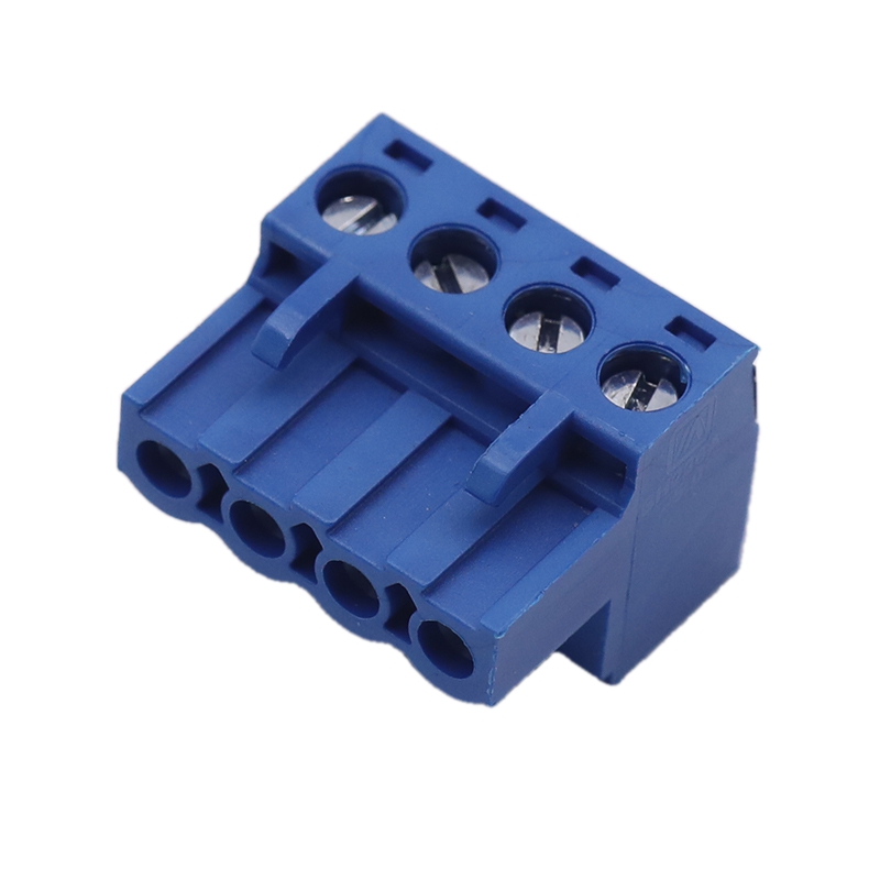 Terminal Block Para sa Din Rail Enclosure Kulay Blue 4P