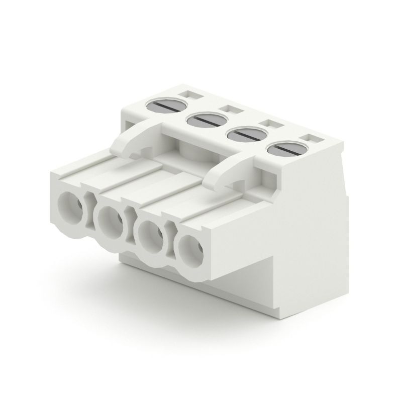 Terminal Block Para sa Din Rail Enclosure Kulay Puti